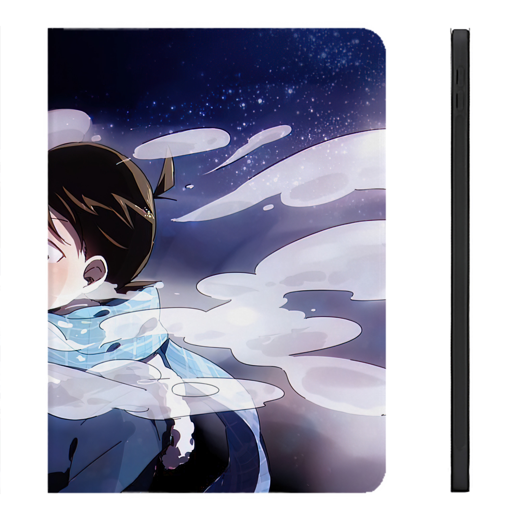 （画像用） 名探偵コナン Detective Conan IPadケース ペンホルダー付き ブックスタイルデザイン